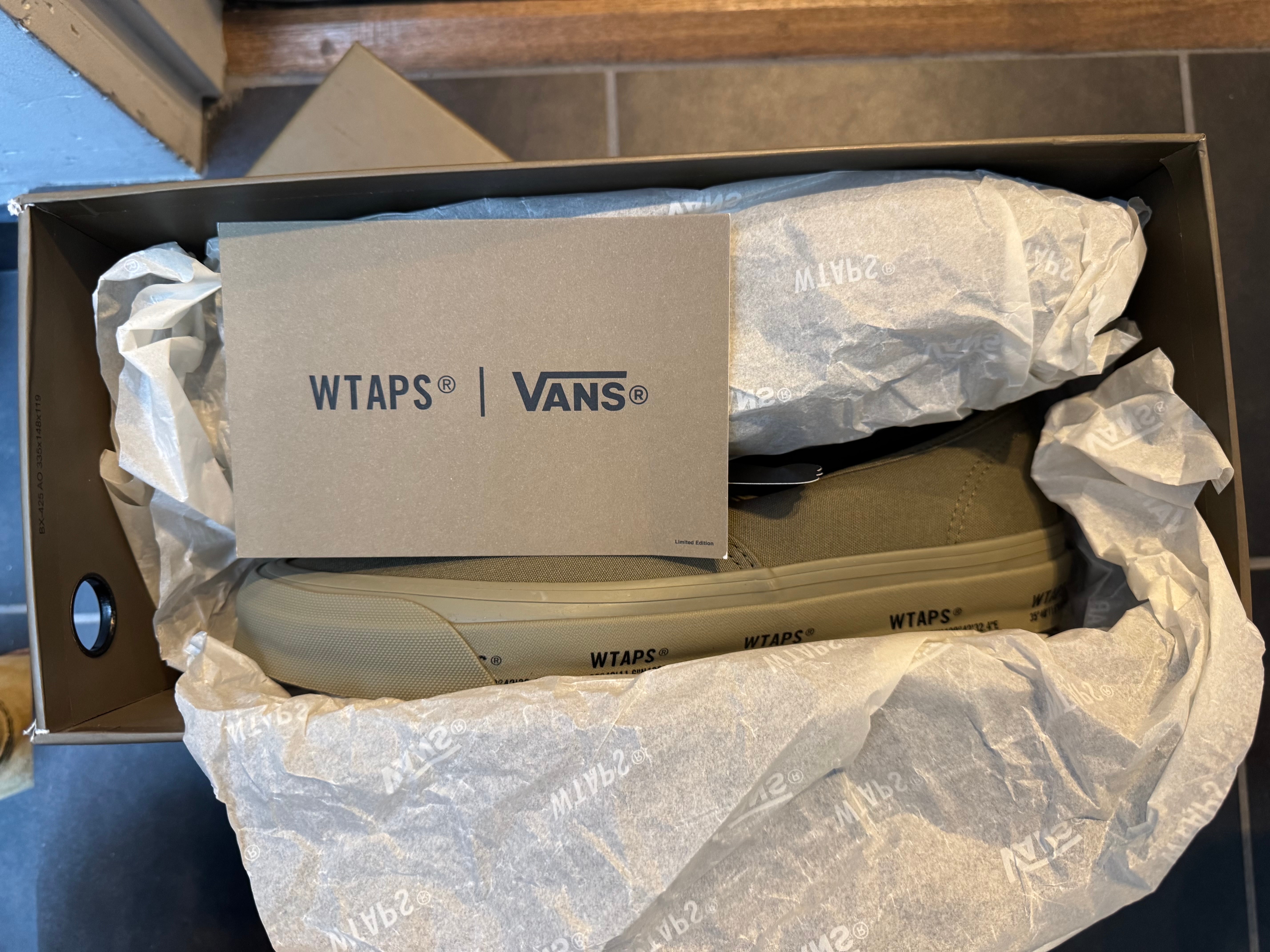 WTAPS × Vans Vault by OG Authentic LX "Olive Drab"
