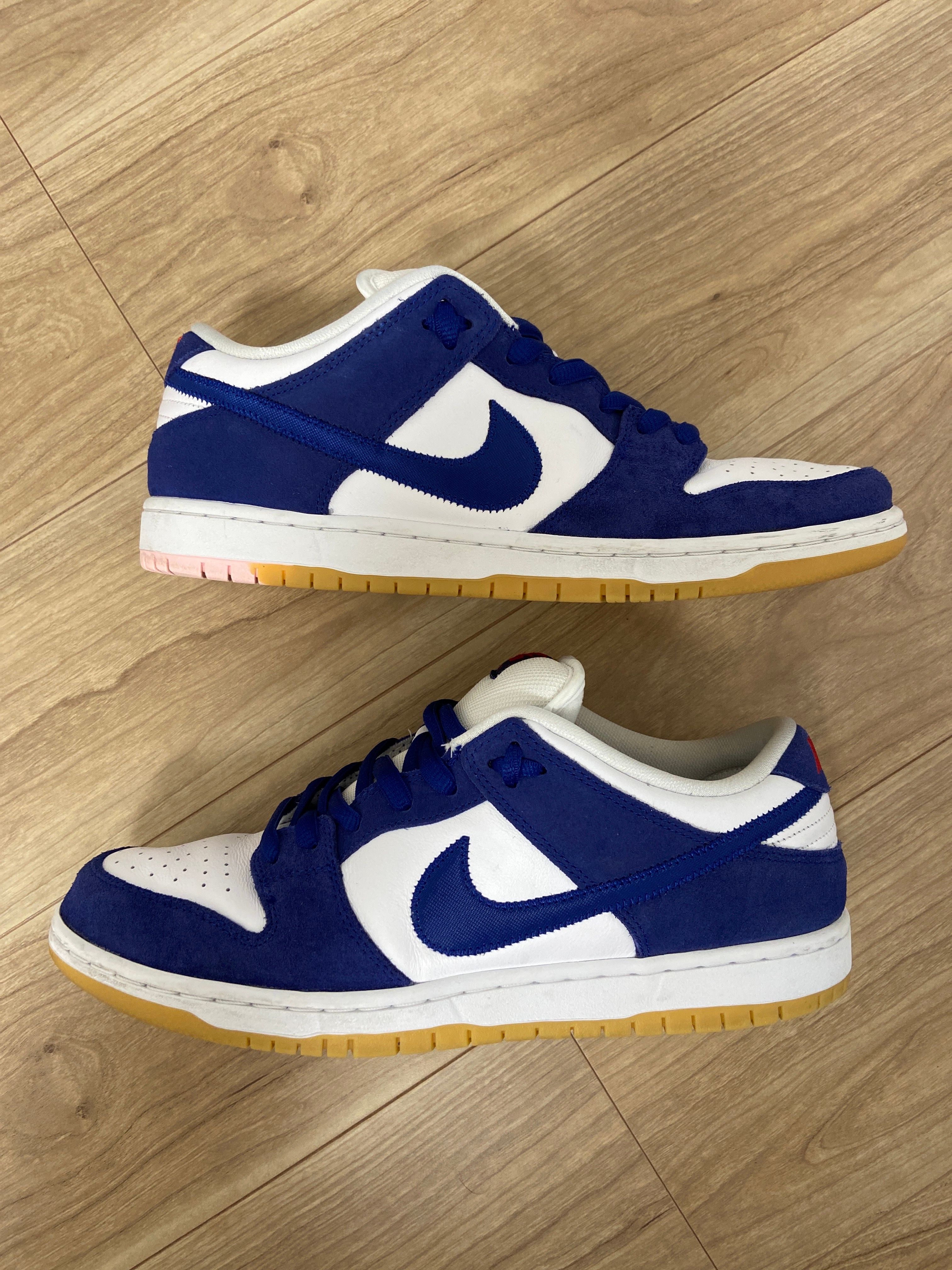 Nike SB Dunk Low "Los Angeles Dodgers/Deep Royal Blue"