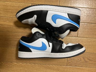 Nike Women's Air Jordan 1 Low "Black/University Blue"
