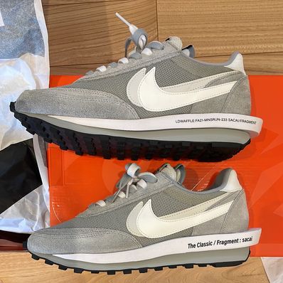 Fragment × sacai × Nike LD Waffle "Light Smoke Grey"