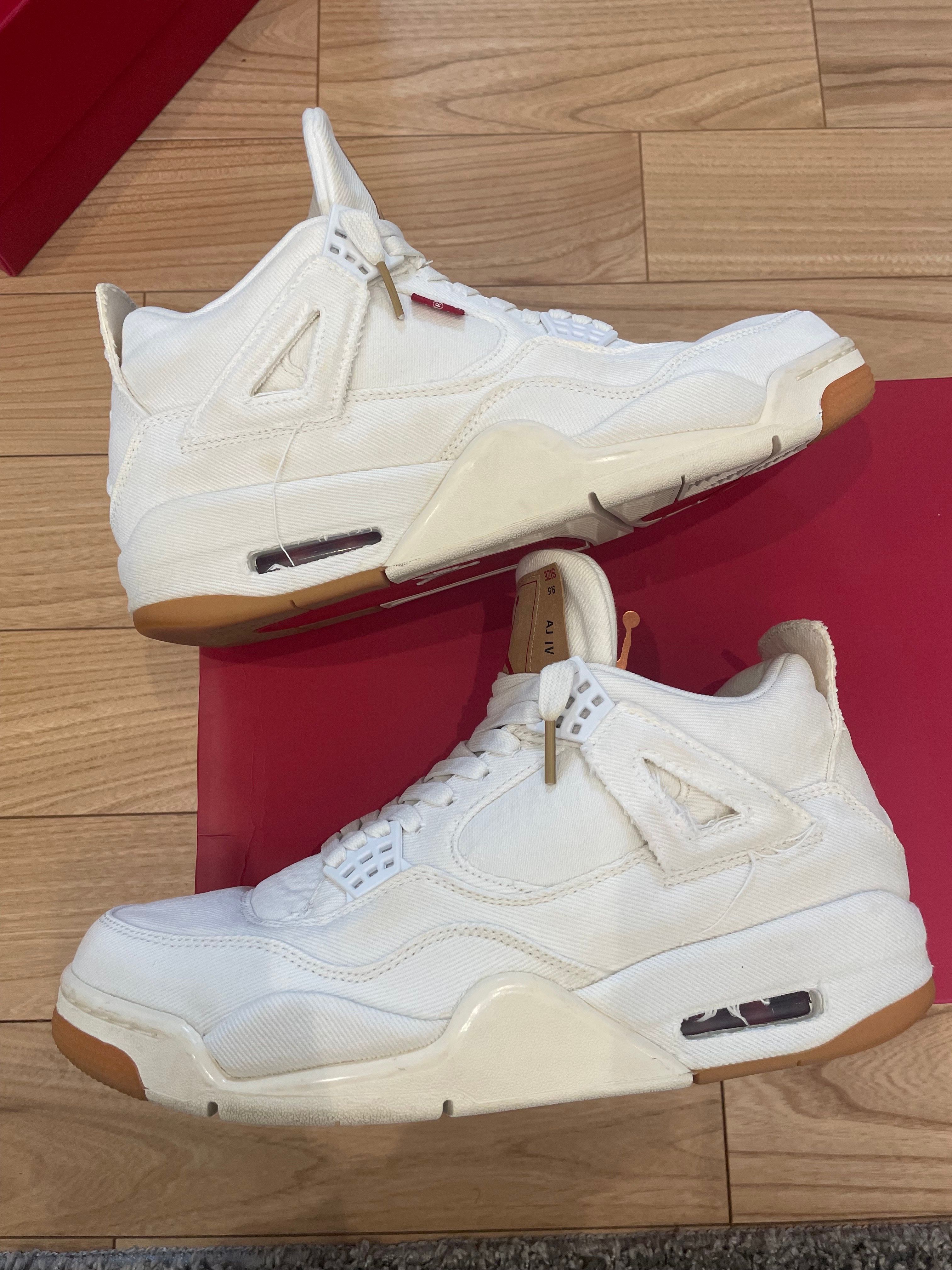 NIKE × LEVI’S AIR JORDAN 4 "WHITE DENIM"(タグ:LEVIS®)