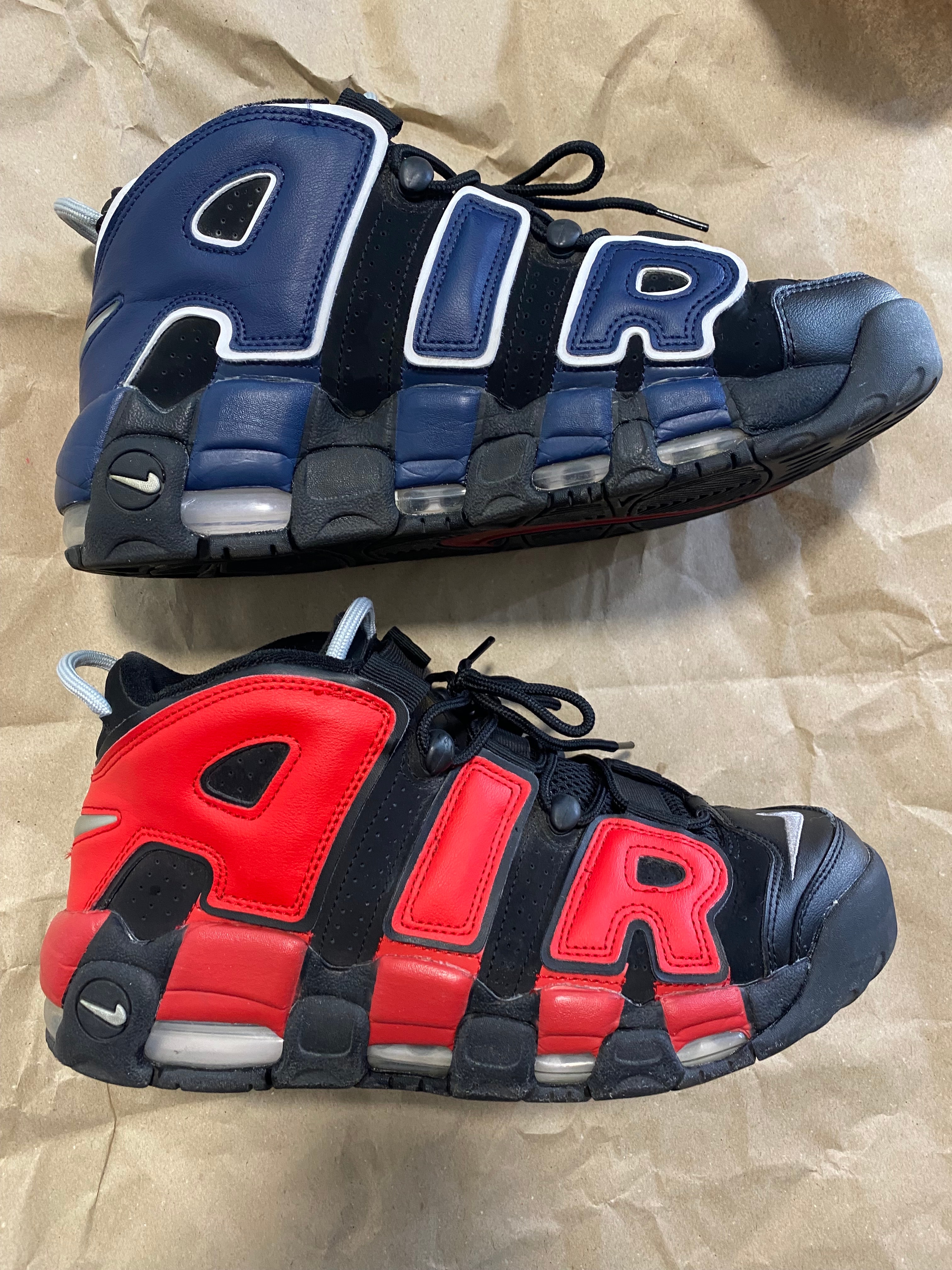 Nike Air More Uptempo '96 "Black and University Red"