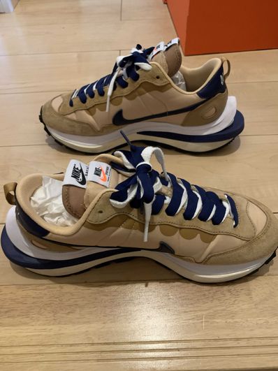 Sacai × Nike Vapor Waffle "Sesame And Blue Void"