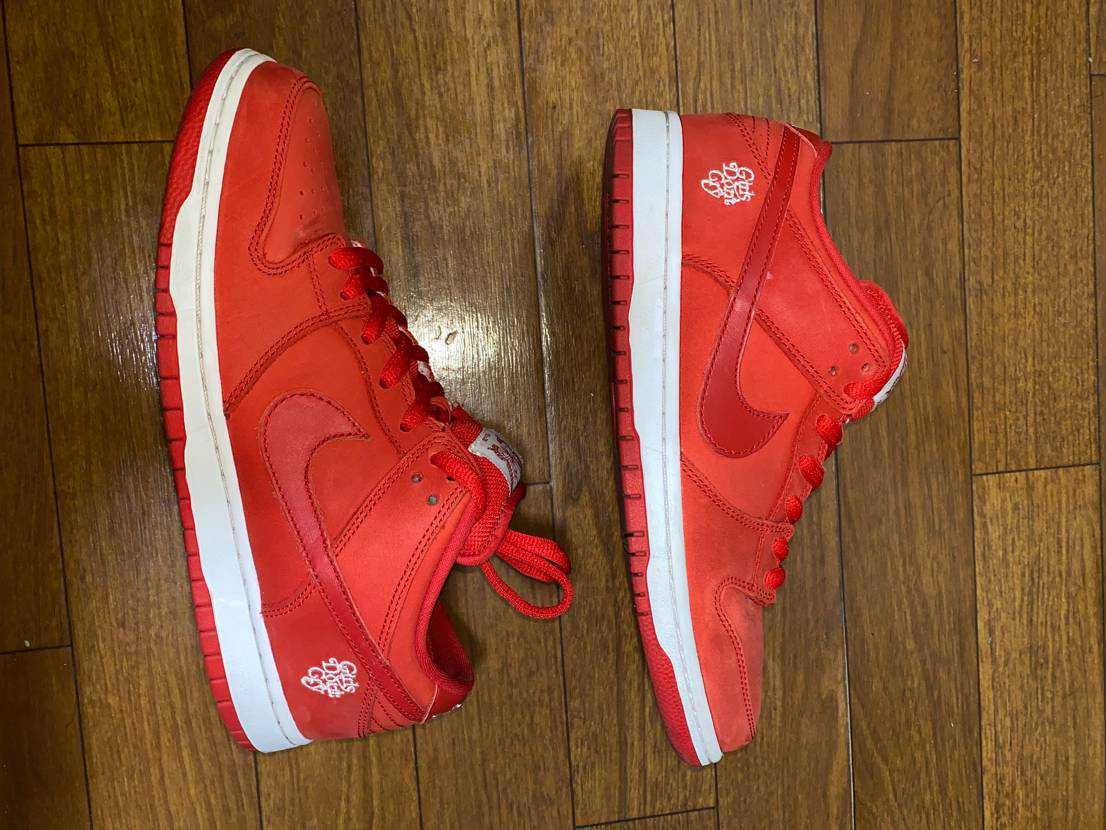 Girls Don't Cry × Nike SB Dunk Low Pro QS "Red" / VERDY