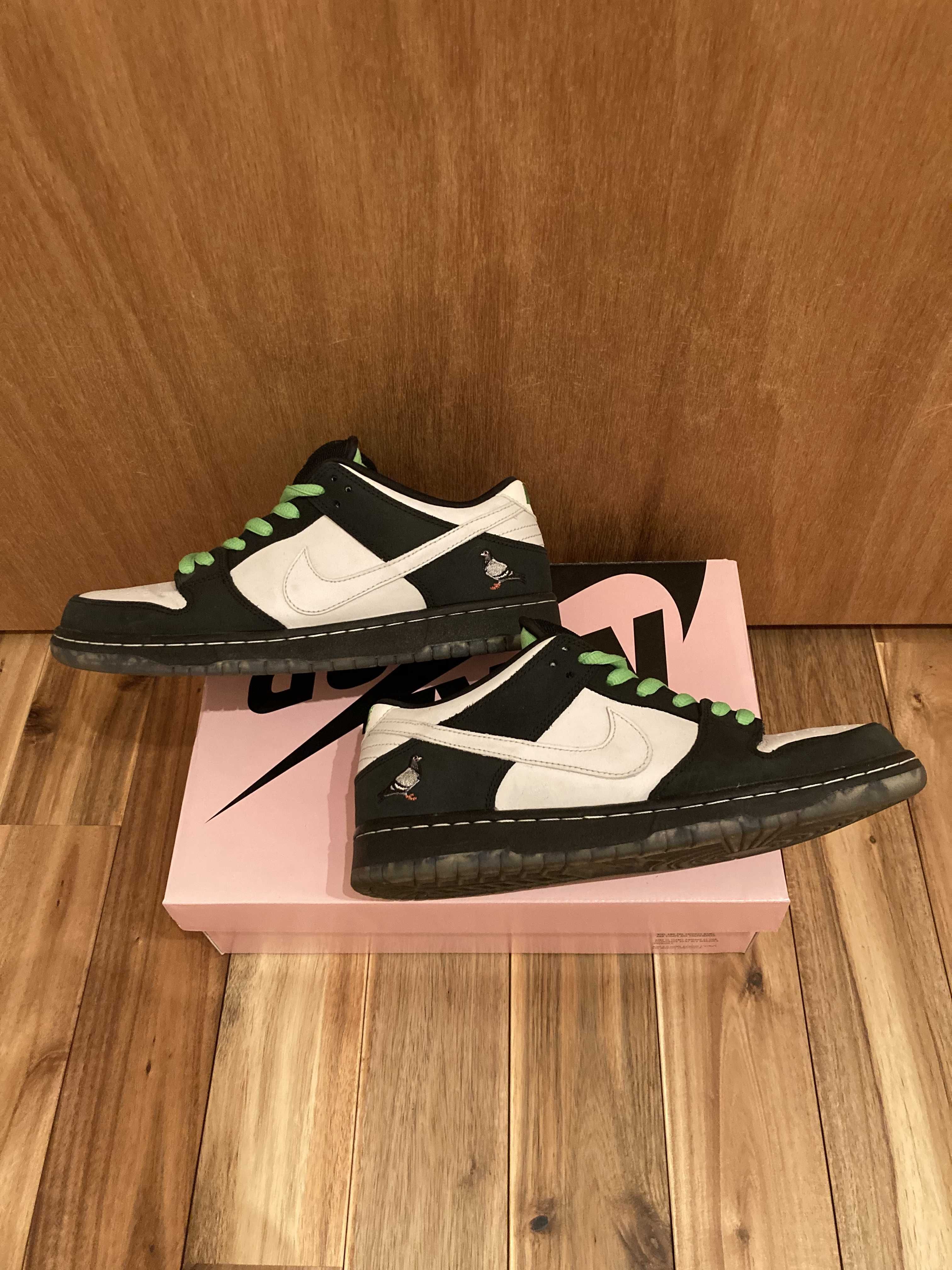 STAPLE × Nike SB Dunk Low "Pigeon Black/White"