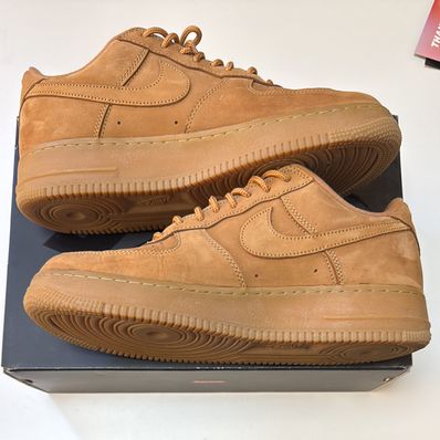Supreme × Nike Air Force 1 Low "Flax/Wheat"