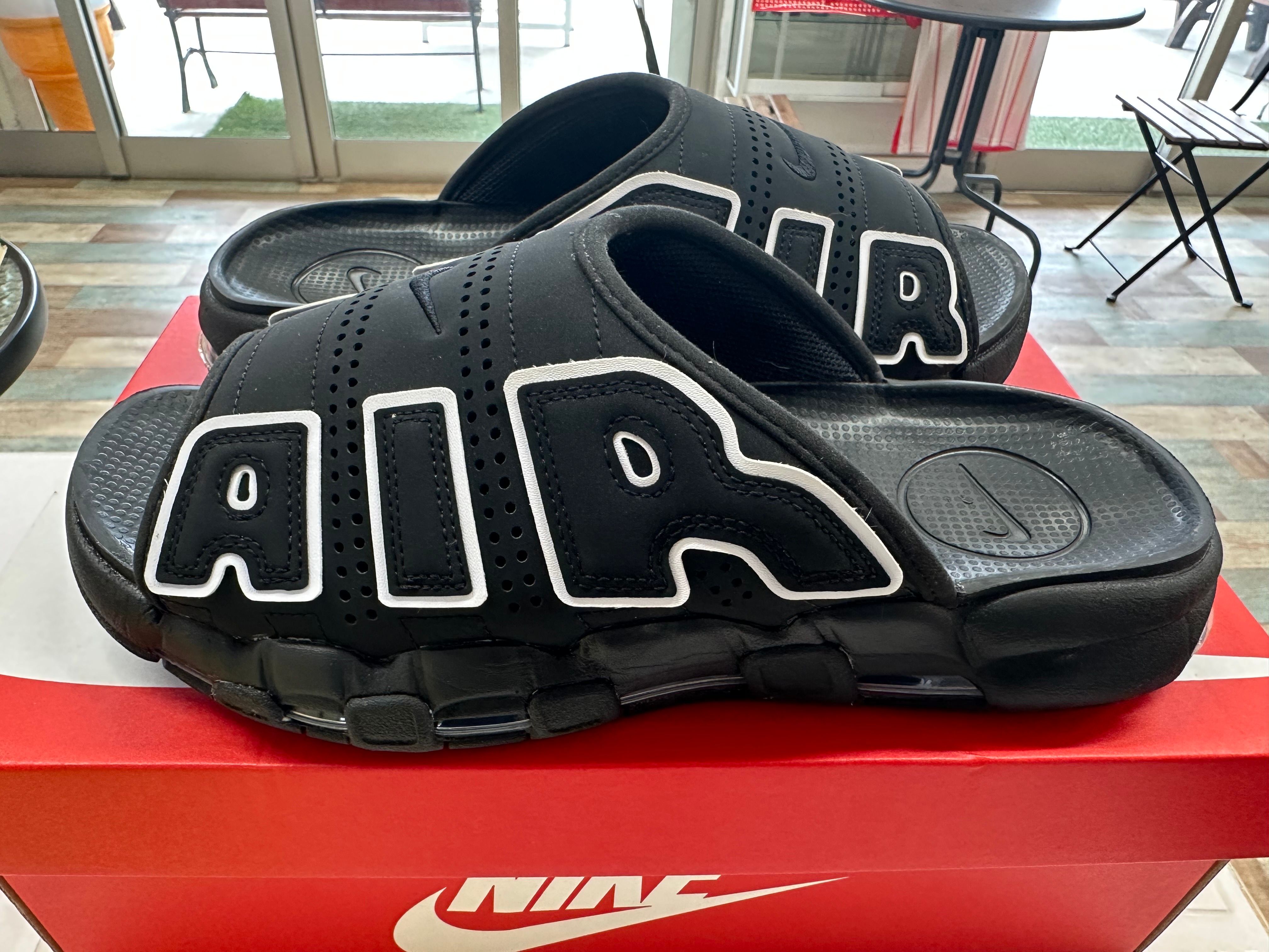 Nike Air More Uptempo Slide "Black" (DV2132-001/DV2137-001)