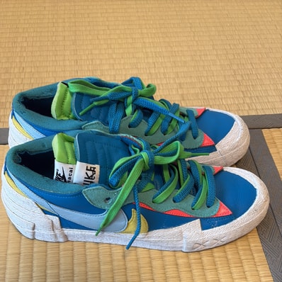 KAWS × sacai × Nike Blazer Low "Neptune Blue"