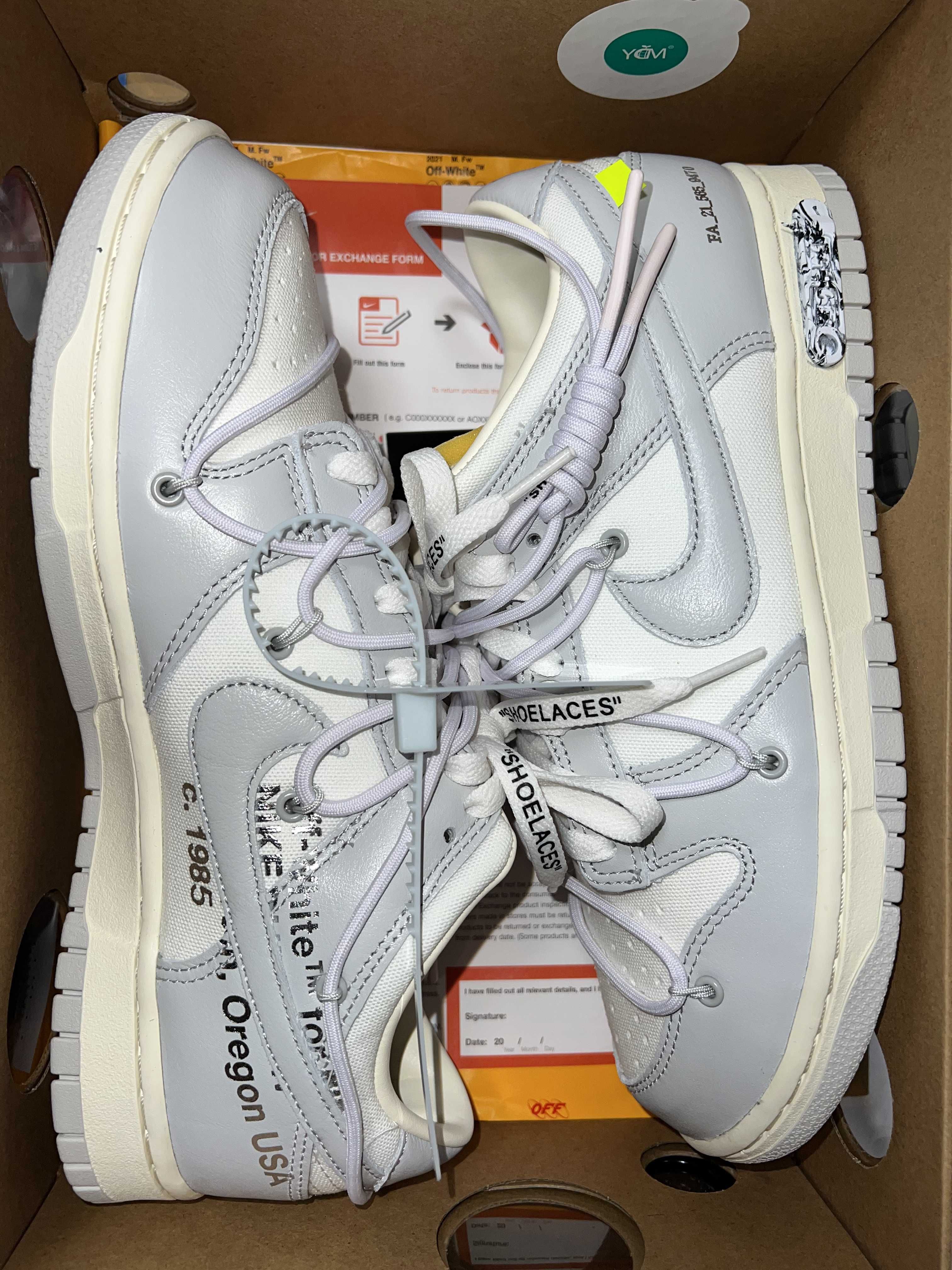 Off-White × Nike Dunk Low 1 of 50 "Lot.49"