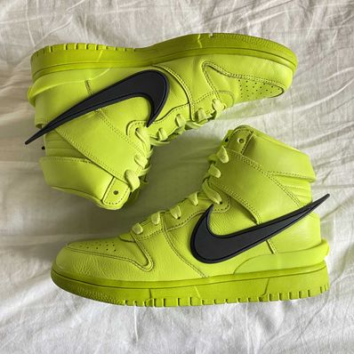 AMBUSH × NIKE DUNK HIGH "FLASH LIME"