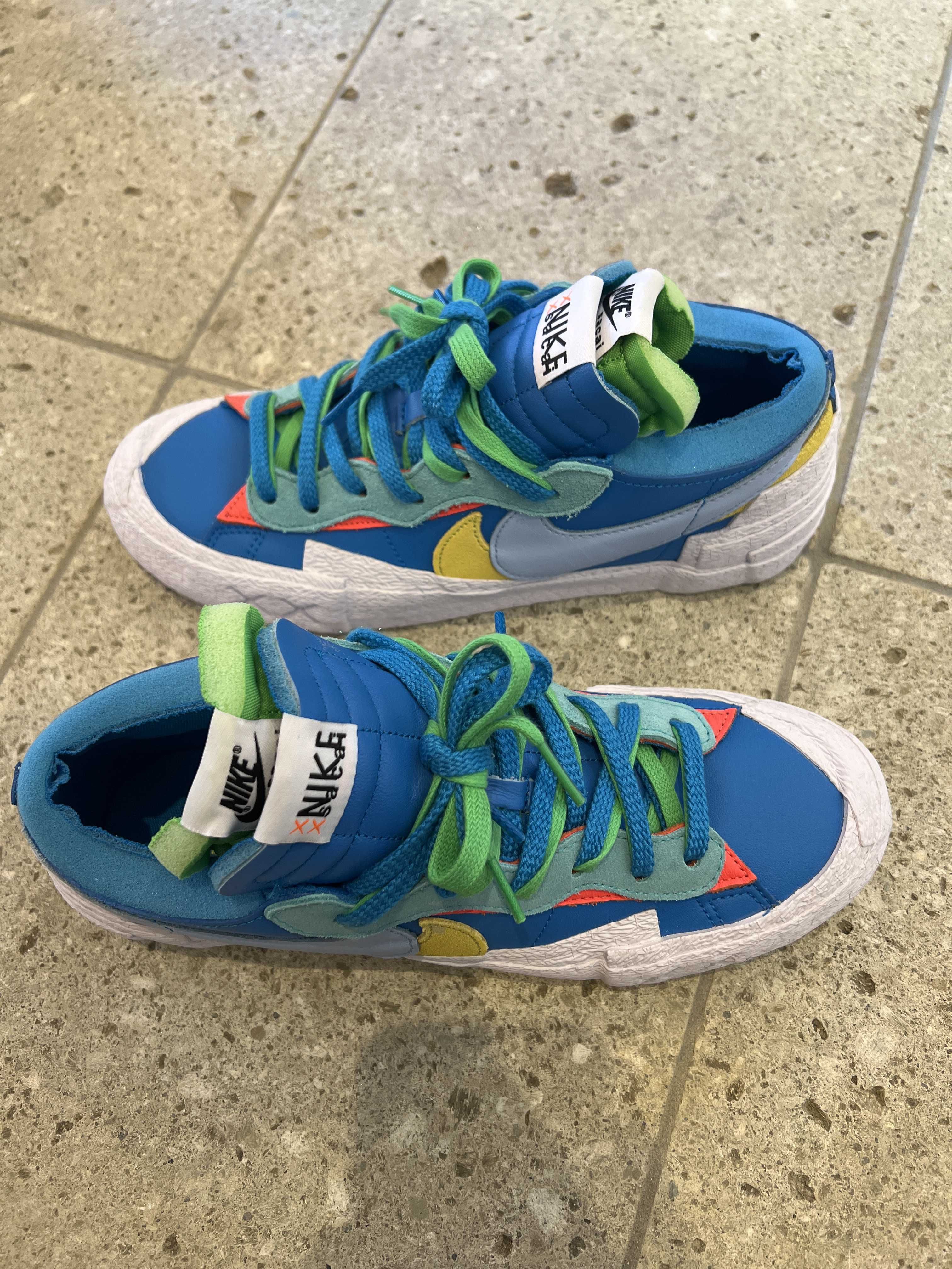 KAWS × sacai × Nike Blazer Low "Neptune Blue"