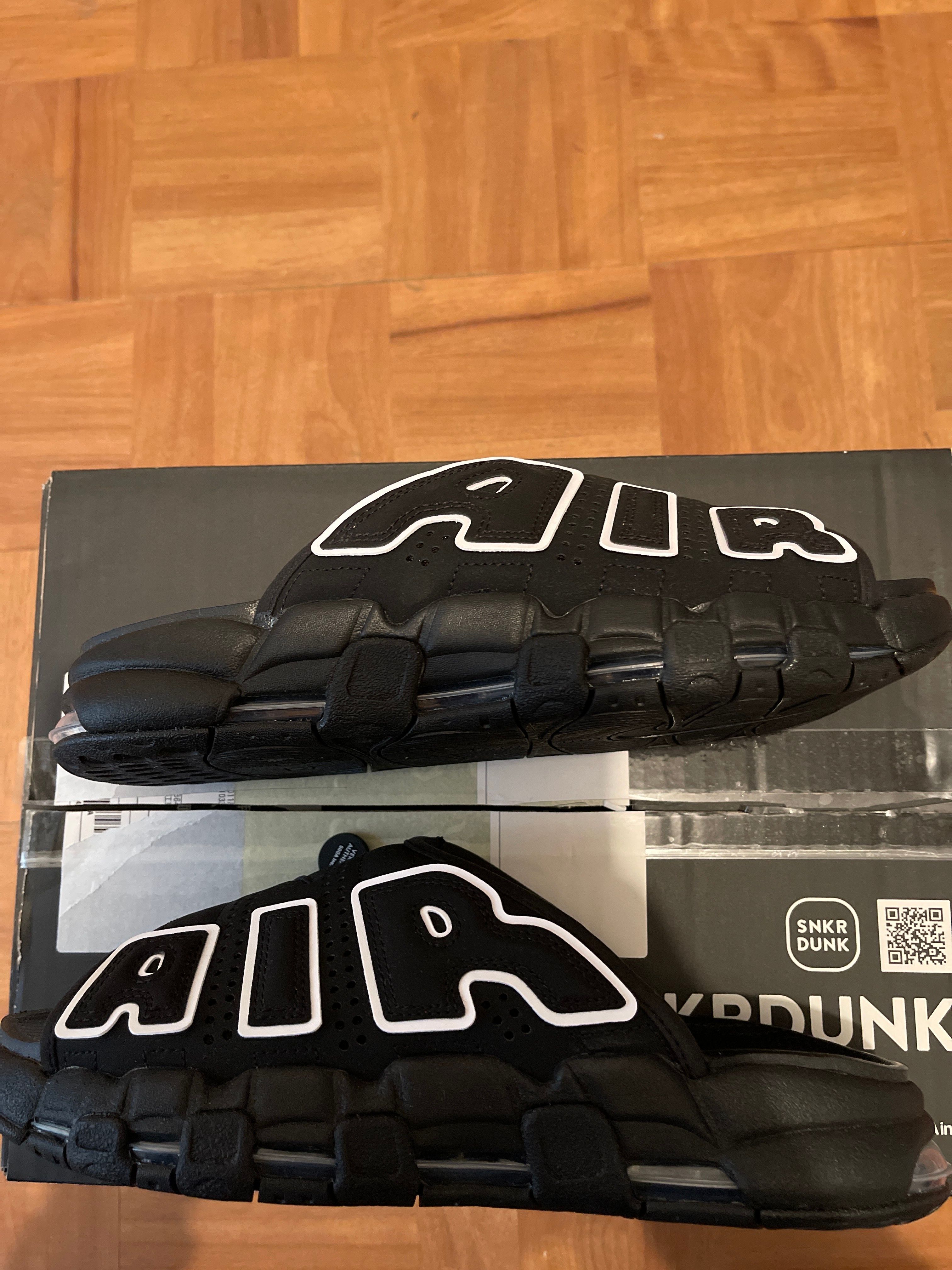 Nike Air More Uptempo Slide "Black" (DV2132-001/DV2137-001)