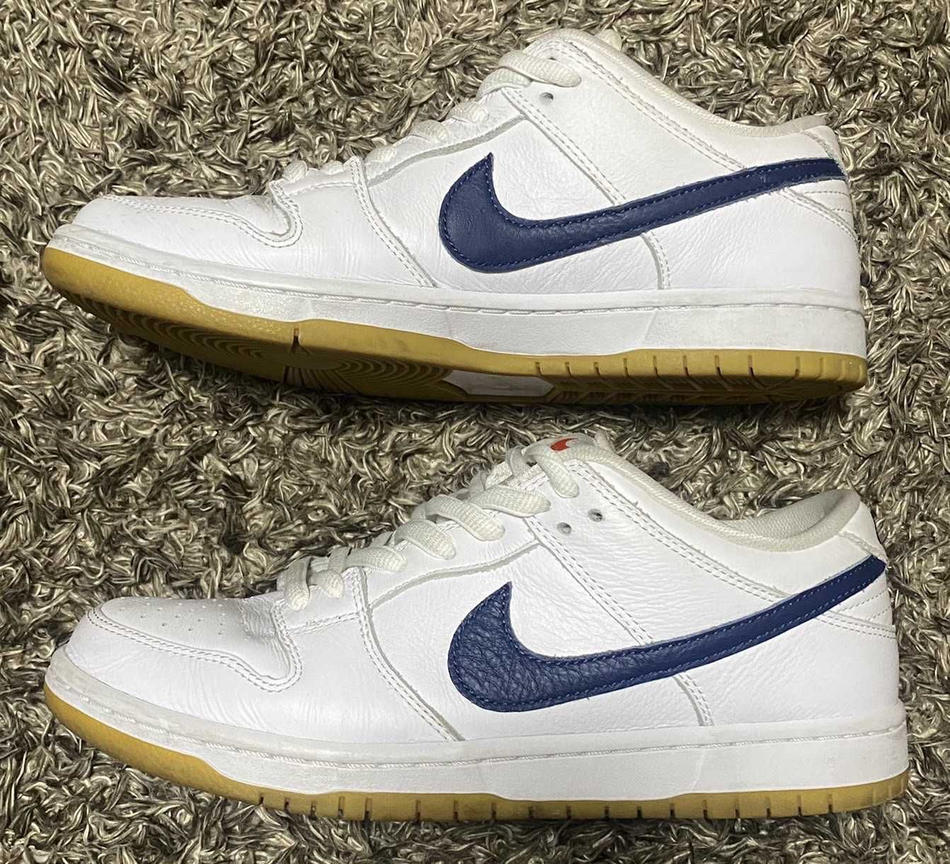 Nike SB Dunk Low "Orange Label White Navy"