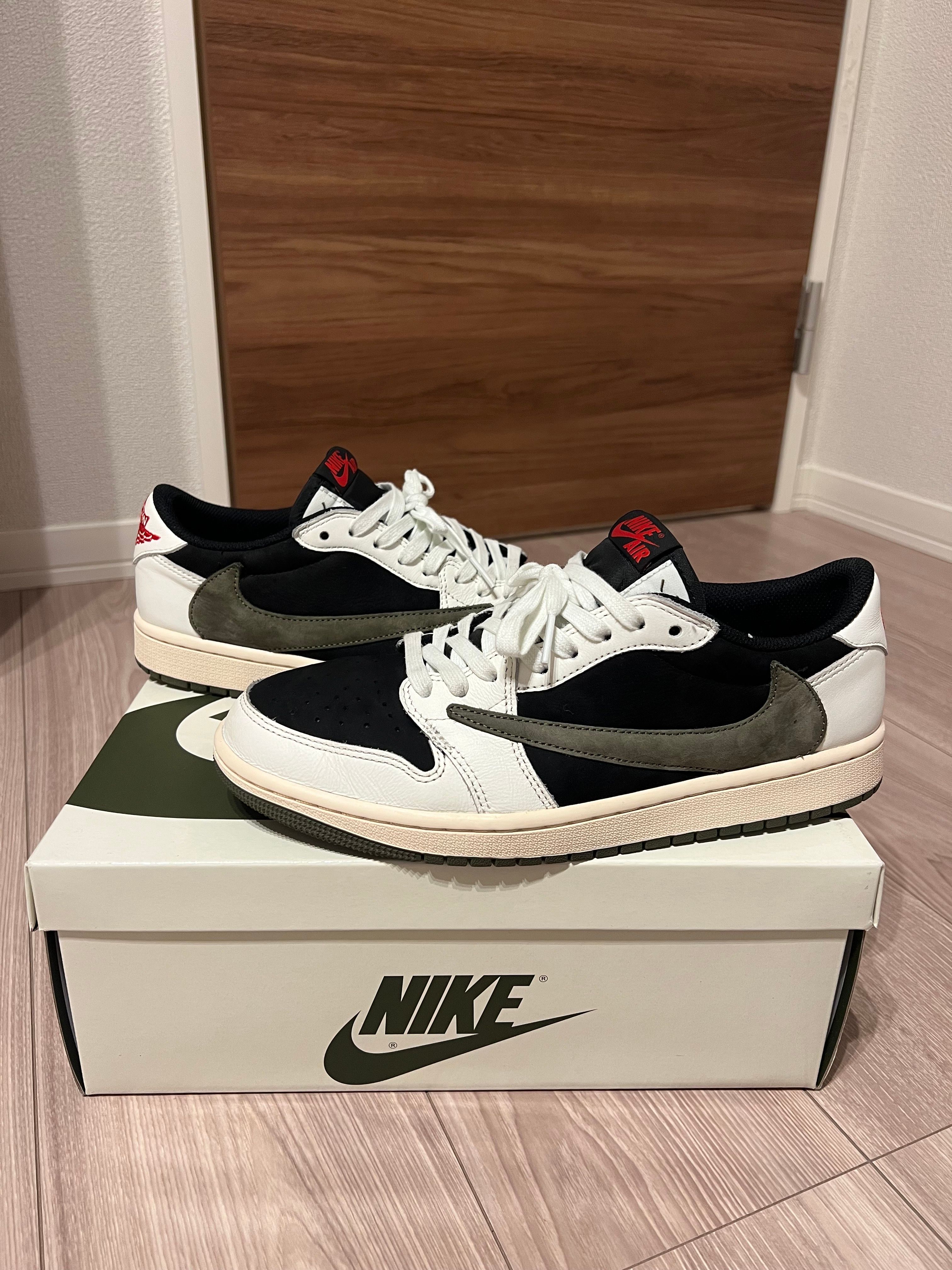 Travis Scott × Nike Women's Air Jordan 1 Low OG "Medium Olive"