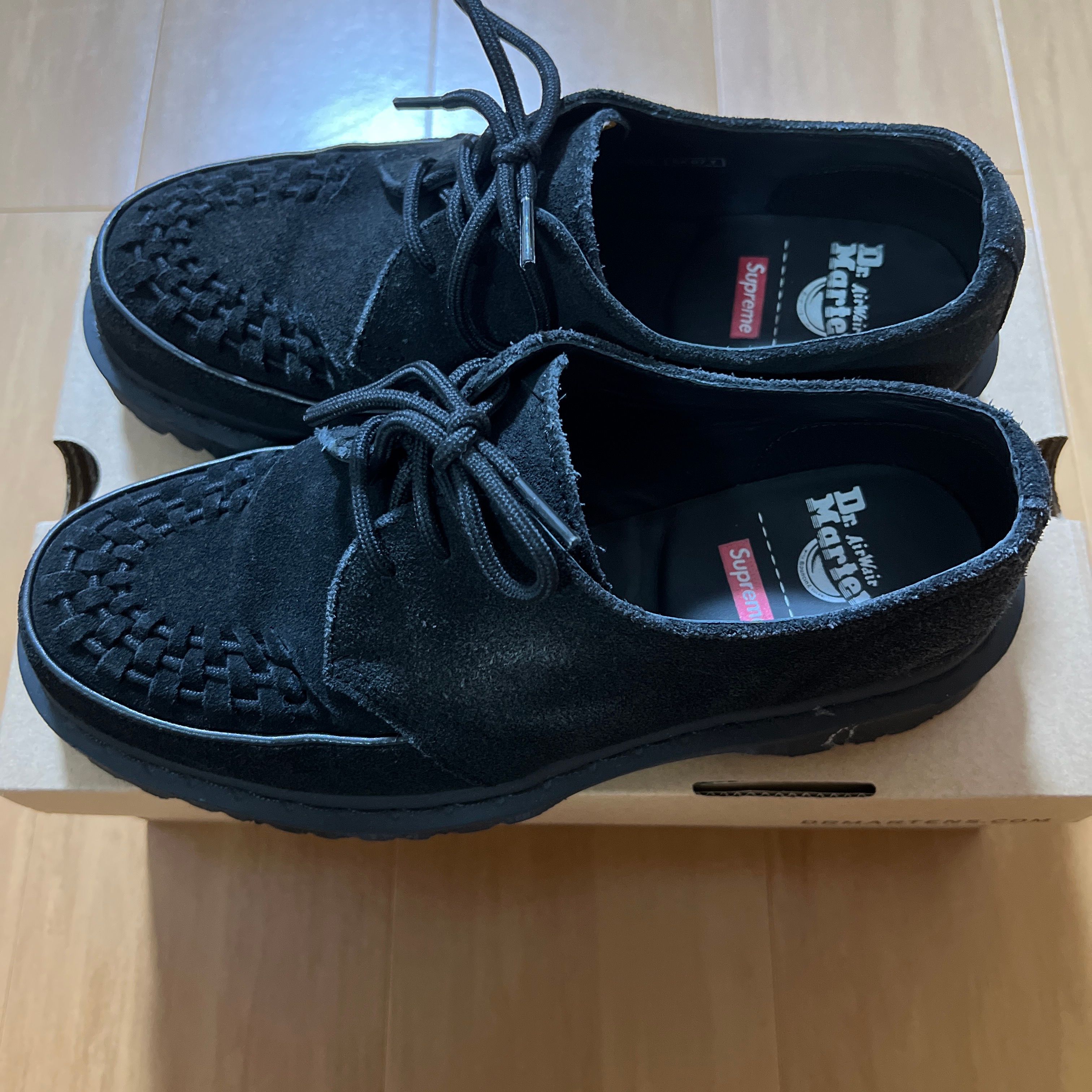 Supreme × Dr.Martens Ramsey Creeper "Black"