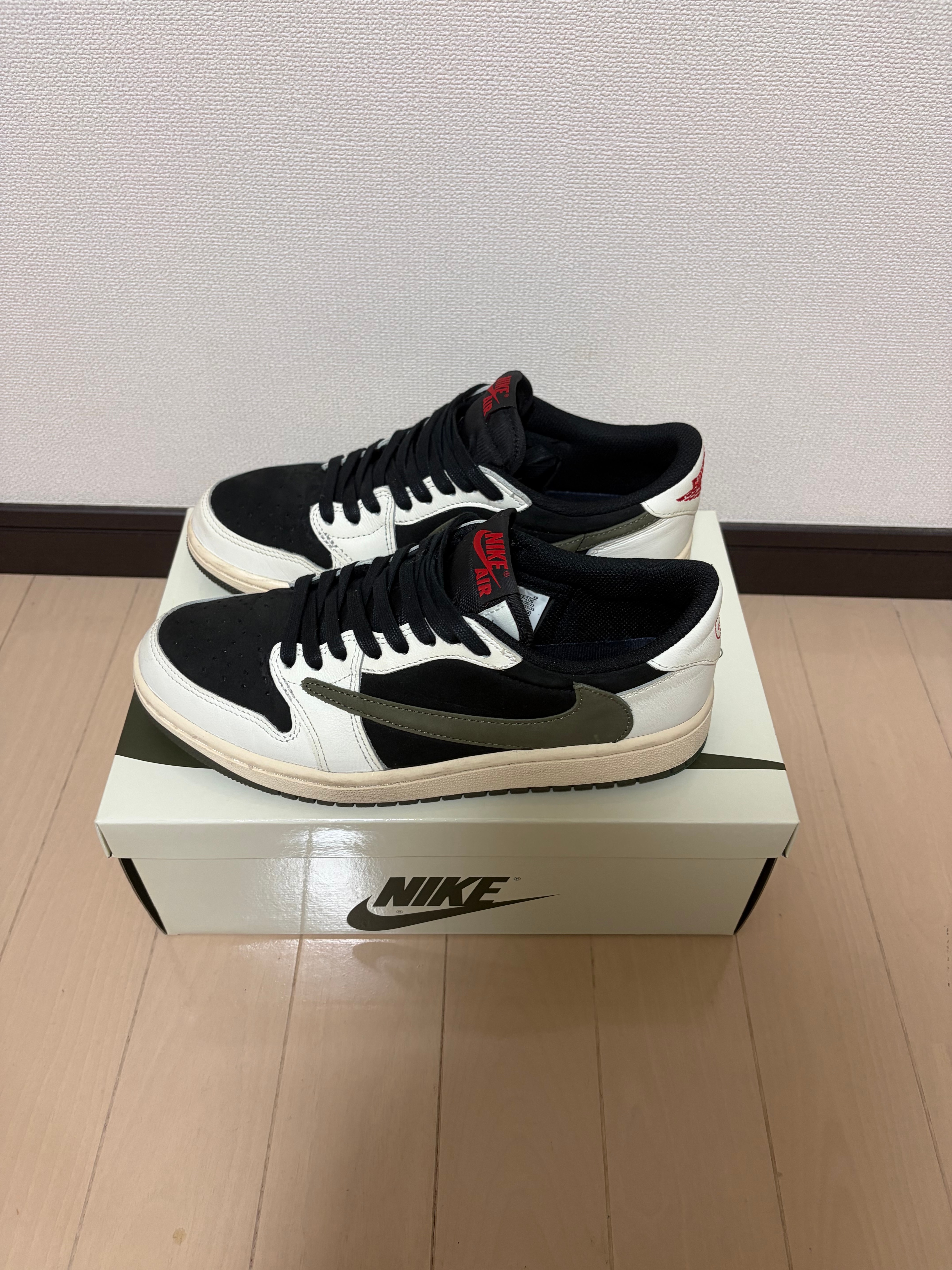 Travis Scott × Nike Women's Air Jordan 1 Low OG "Medium Olive"