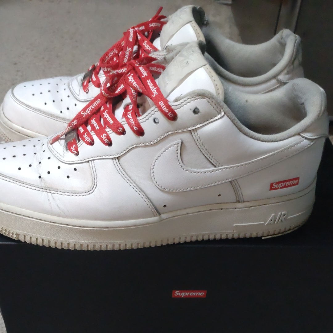 Supreme × Nike Air Force 1 Low "White"