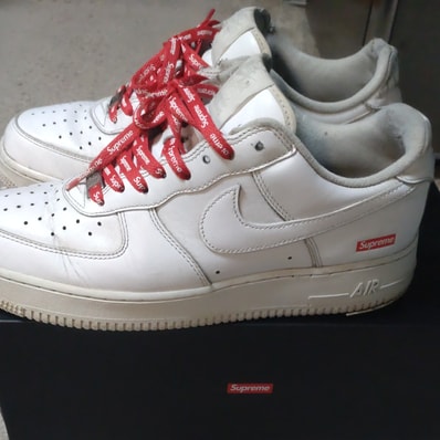 Supreme × Nike Air Force 1 Low "White"