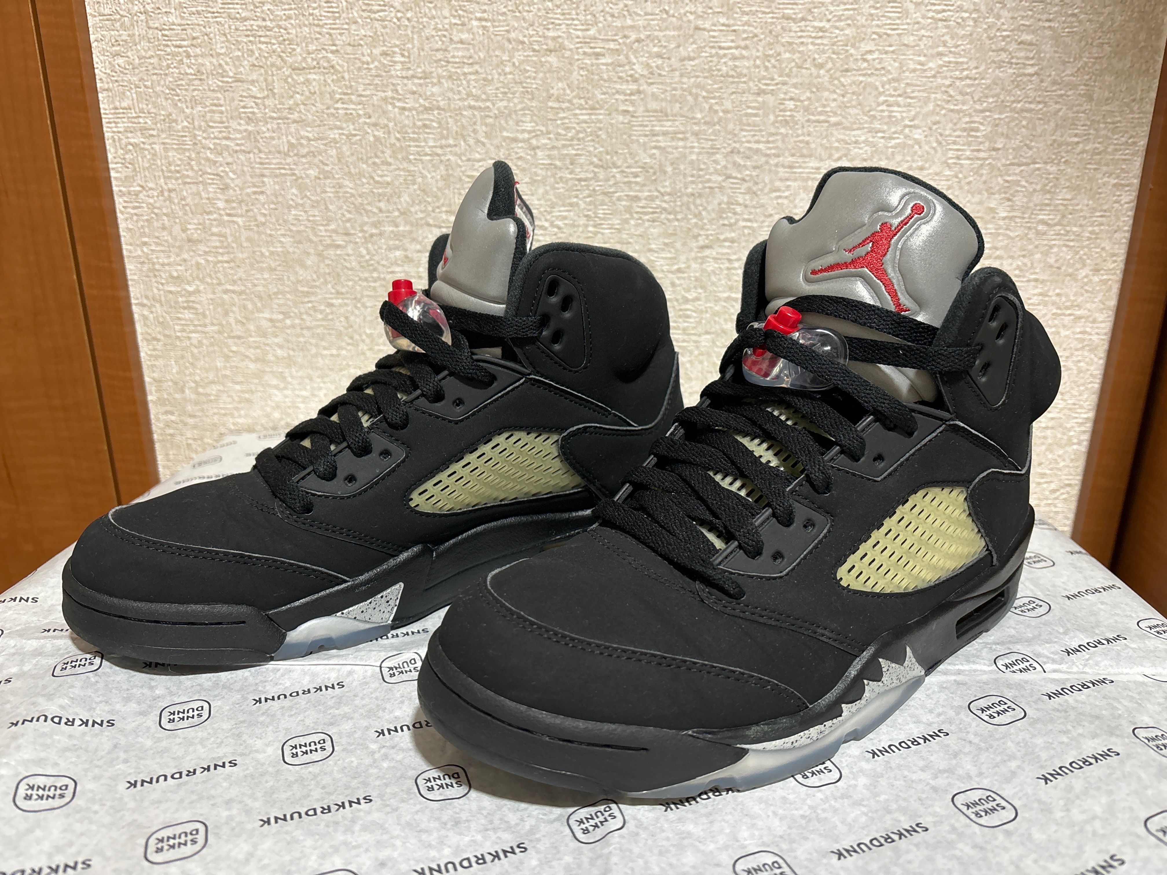 Nike Air Jordan 5 Retro OG "Black/Fire Red/Metallic Silver/White" (2016)