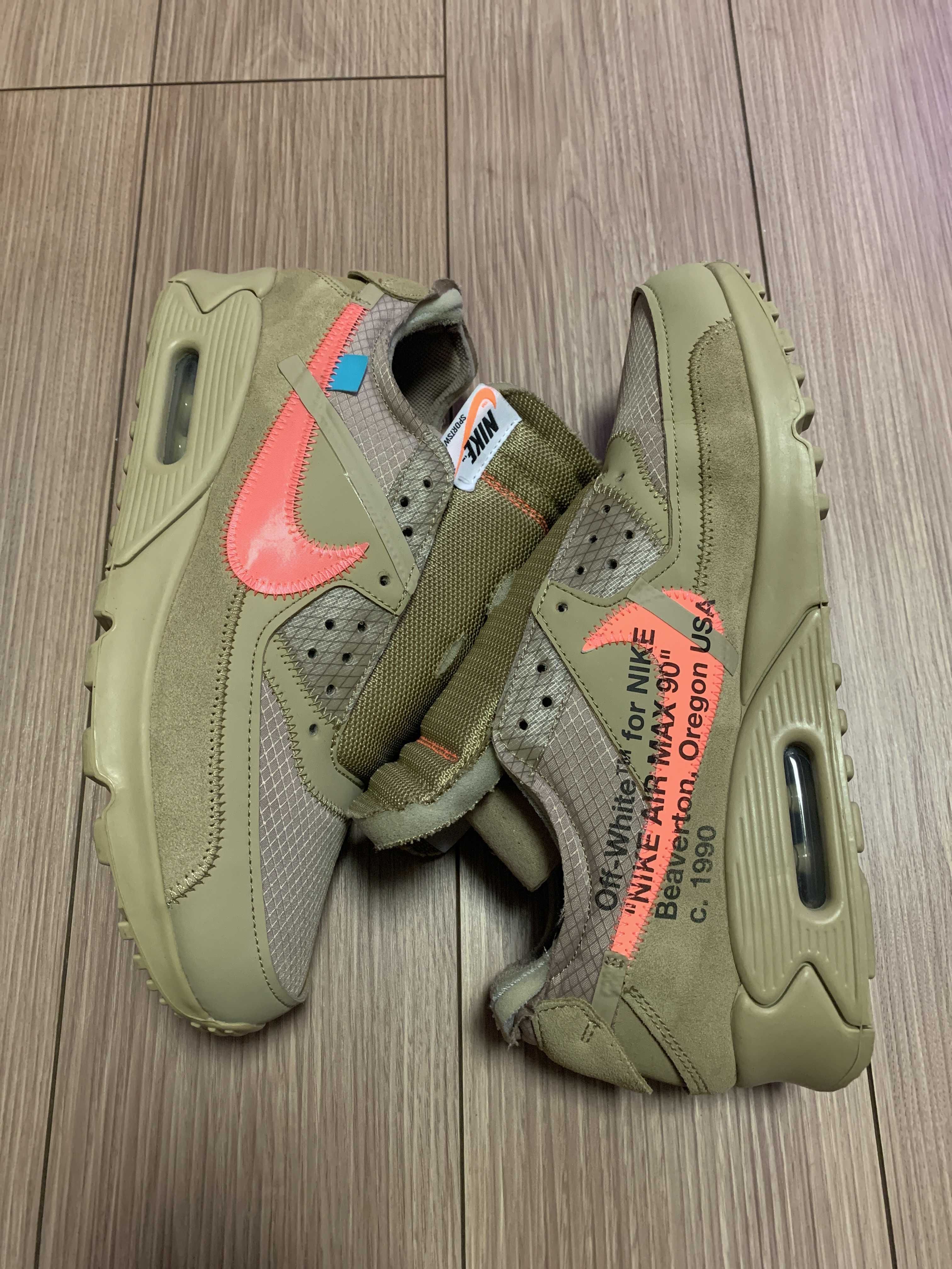 Off-White × Nike Air Max 90 "Desert Ore"