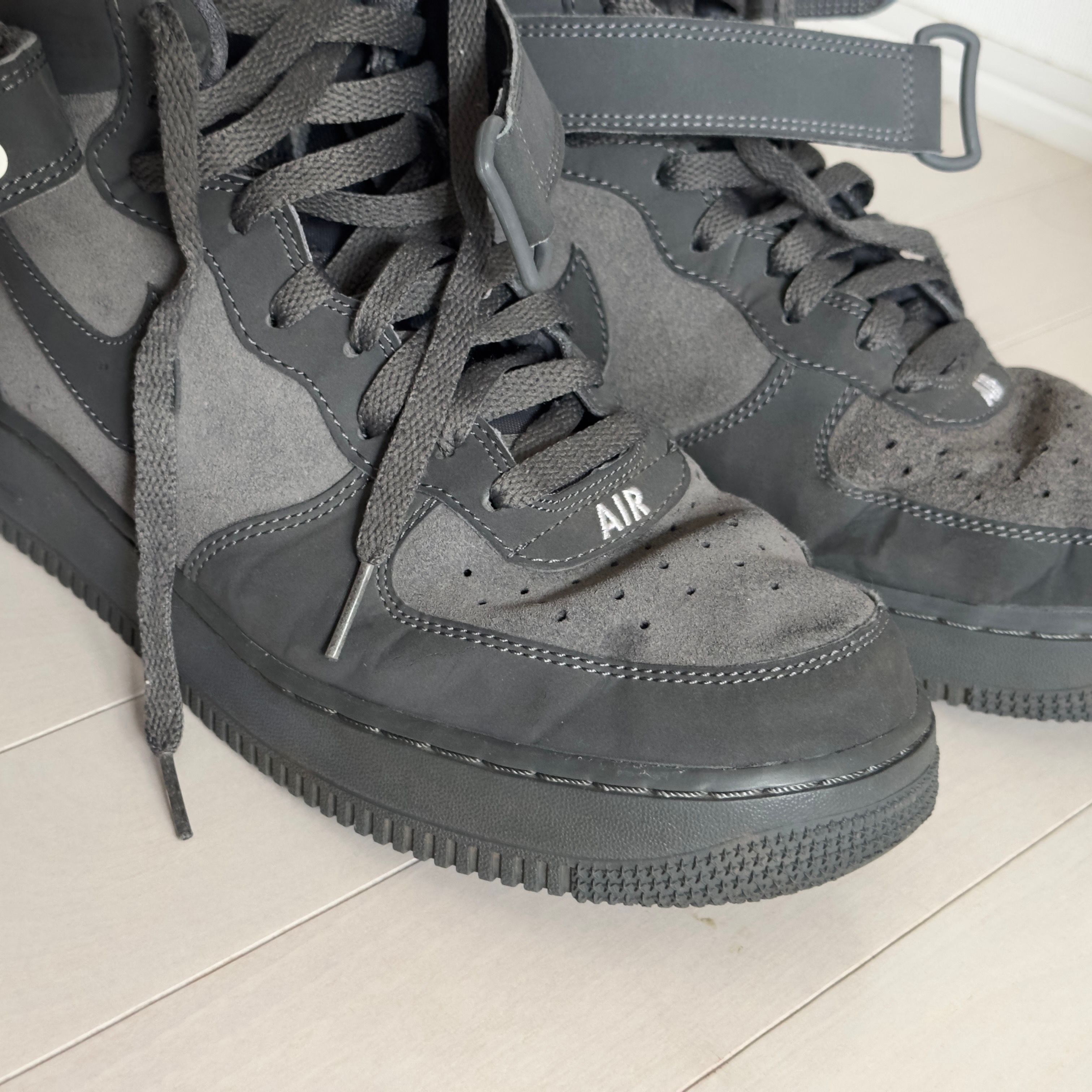 NIKE AIR FORCE 1 MID WOLF GREY WHITE (2007)