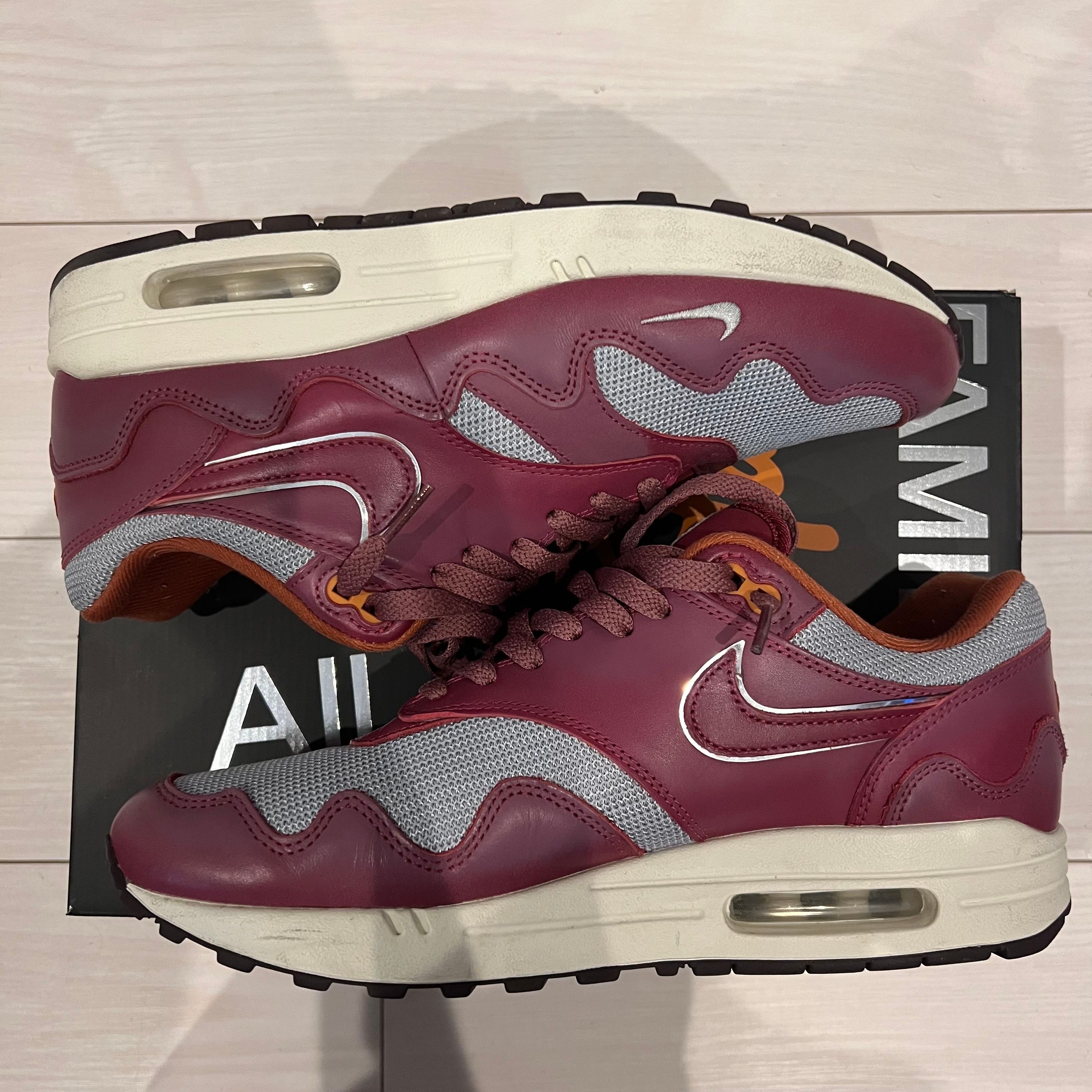 Patta × Nike Air Max 1 "Night Maroon"