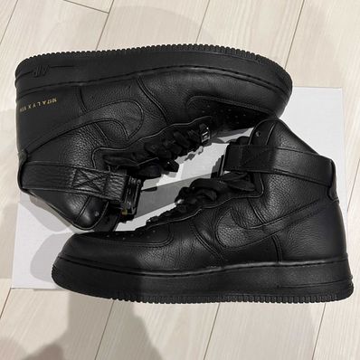 1017 ALYX 9SM × Nike Air Force 1 High "Black/White/Metallic Gold" (2020)