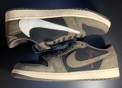 Travis Scott × Nike Air Jordan 1 Low OG SP-T "Black/Dark Mocha"
