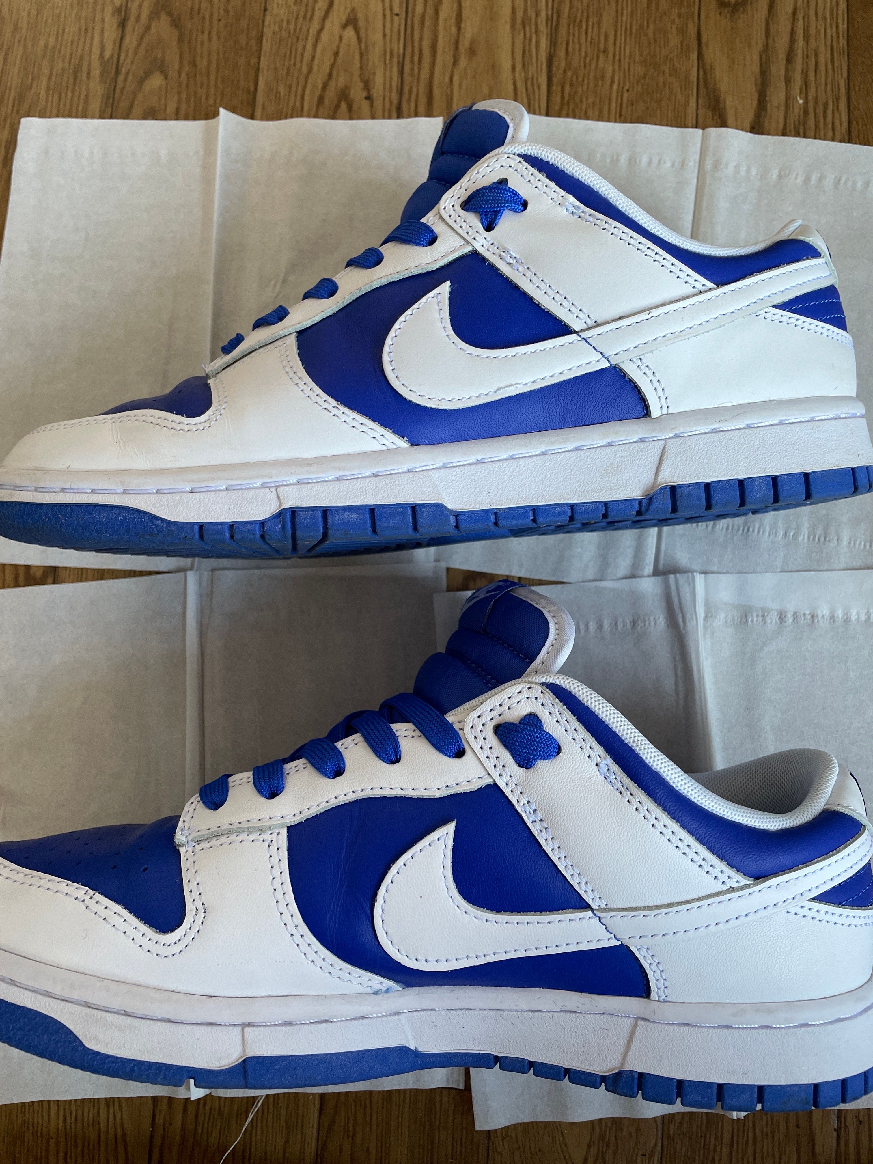 Nike Dunk Low Retro "Racer Blue and White"