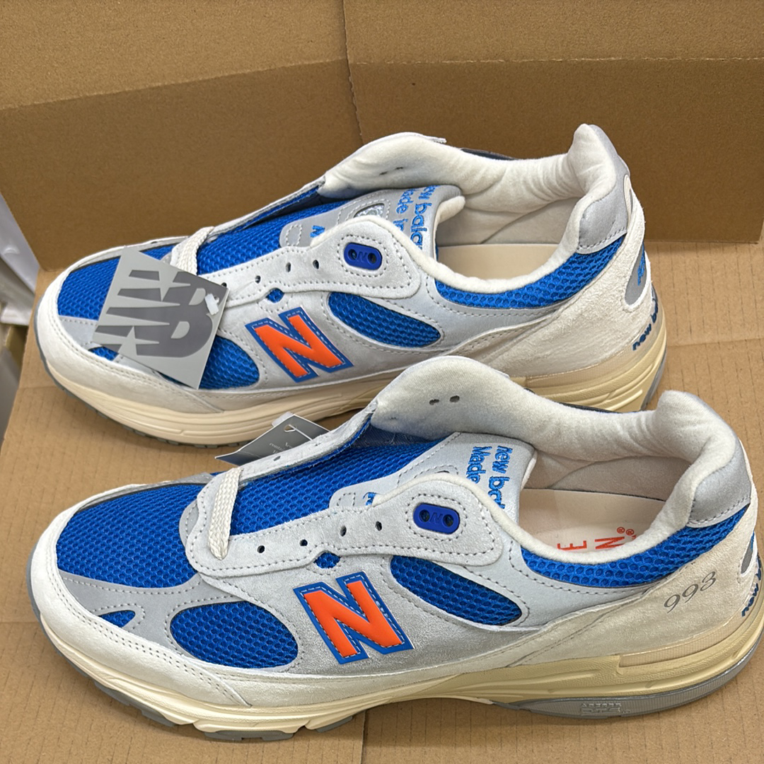 KITH × New Balance 993 Madison Square Garden "Ancient Scroll/Grey Matter"