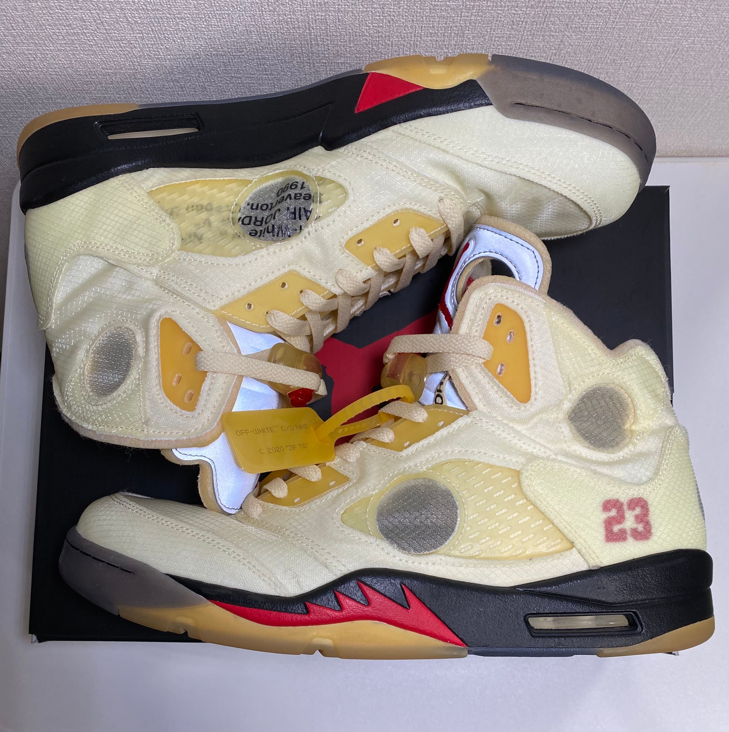 Off-White × Nike Air Jordan 5 "Sail"