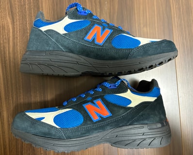 KITH × New Balance 993 Madison Square Garden "Navy/Princess Blue"