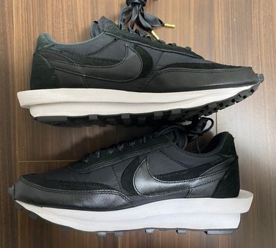 sacai × Nike LDV Waffle "Triple Black"