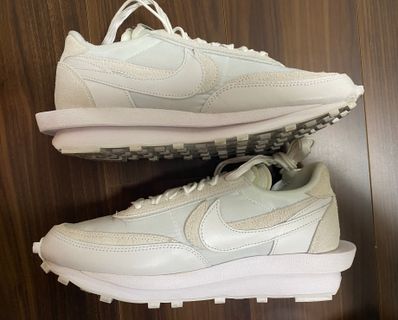 sacai × Nike LDV Waffle "Triple White"