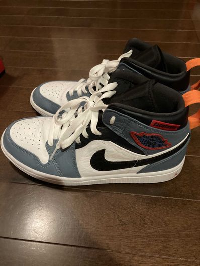 FACETASM × Nike Air Jordan 1 Mid "White/Navy"