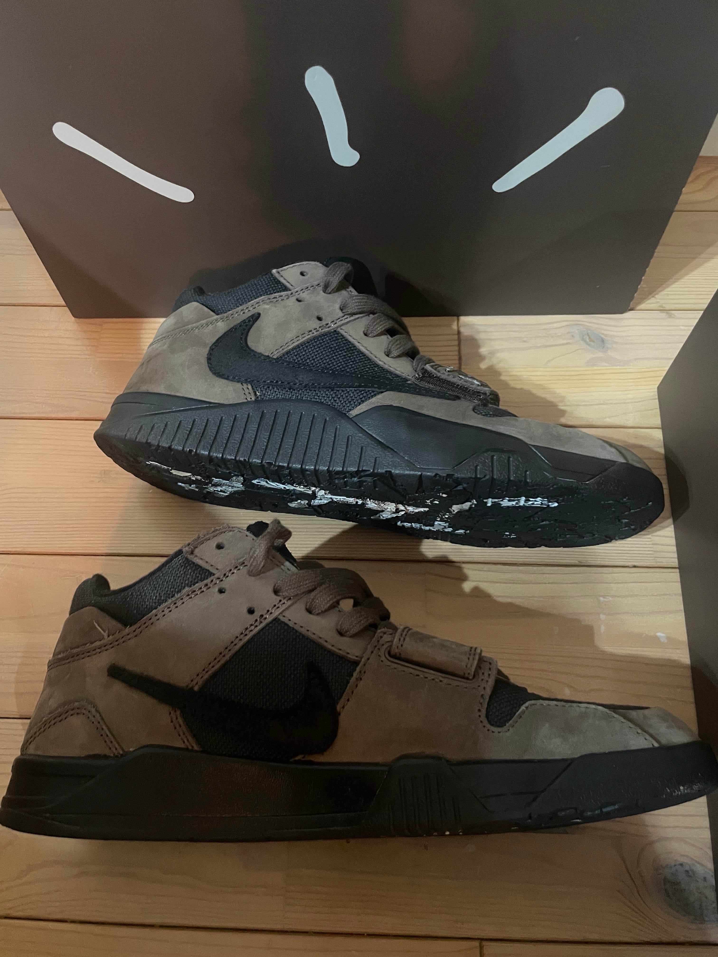 Travis Scott × Nike Jordan Jumpman Jack TR CJ1 T-Rexx "Black and Dark Mocha"
