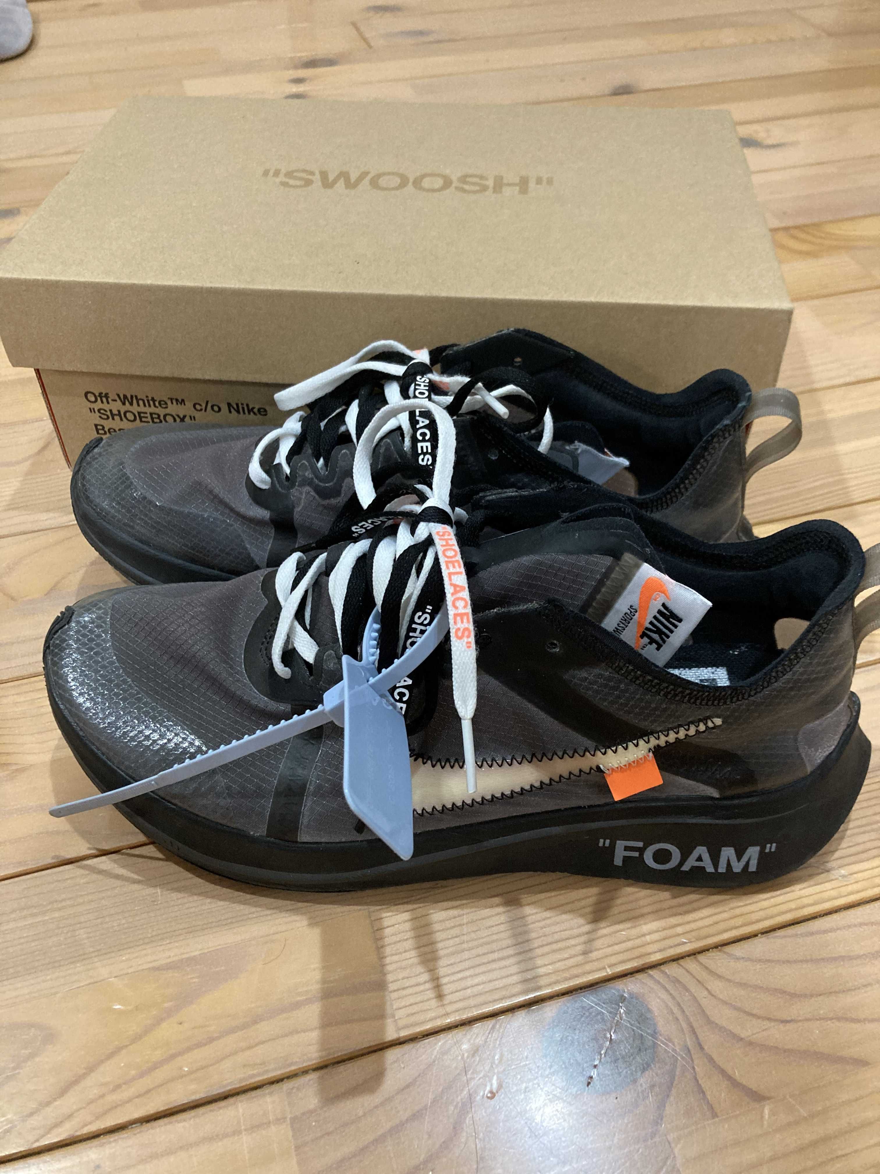 Off-White × Nike Zoom Fly "Black"