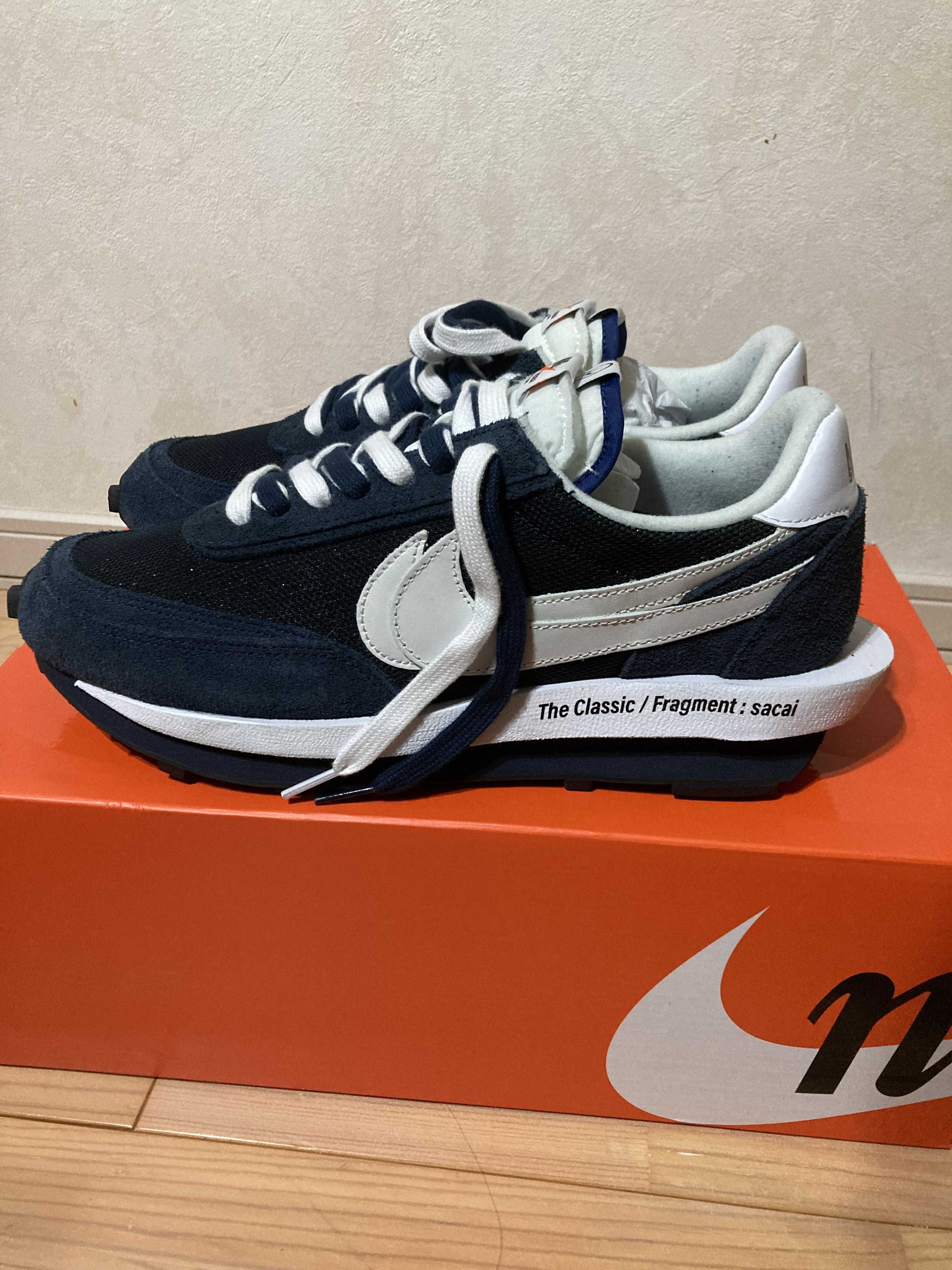 Fragment × sacai × Nike LD Waffle "Blackended Blue"