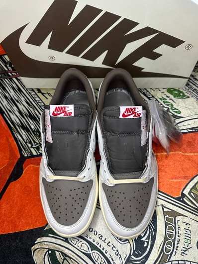 Travis Scott × Nike Air Jordan 1 Low OG SP "Reverse Mocha/Sail and Ridgerock"