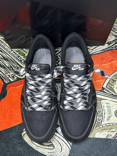 Travis Scott × Nike Air Jordan 1 Low OG SP "Black Phantom"