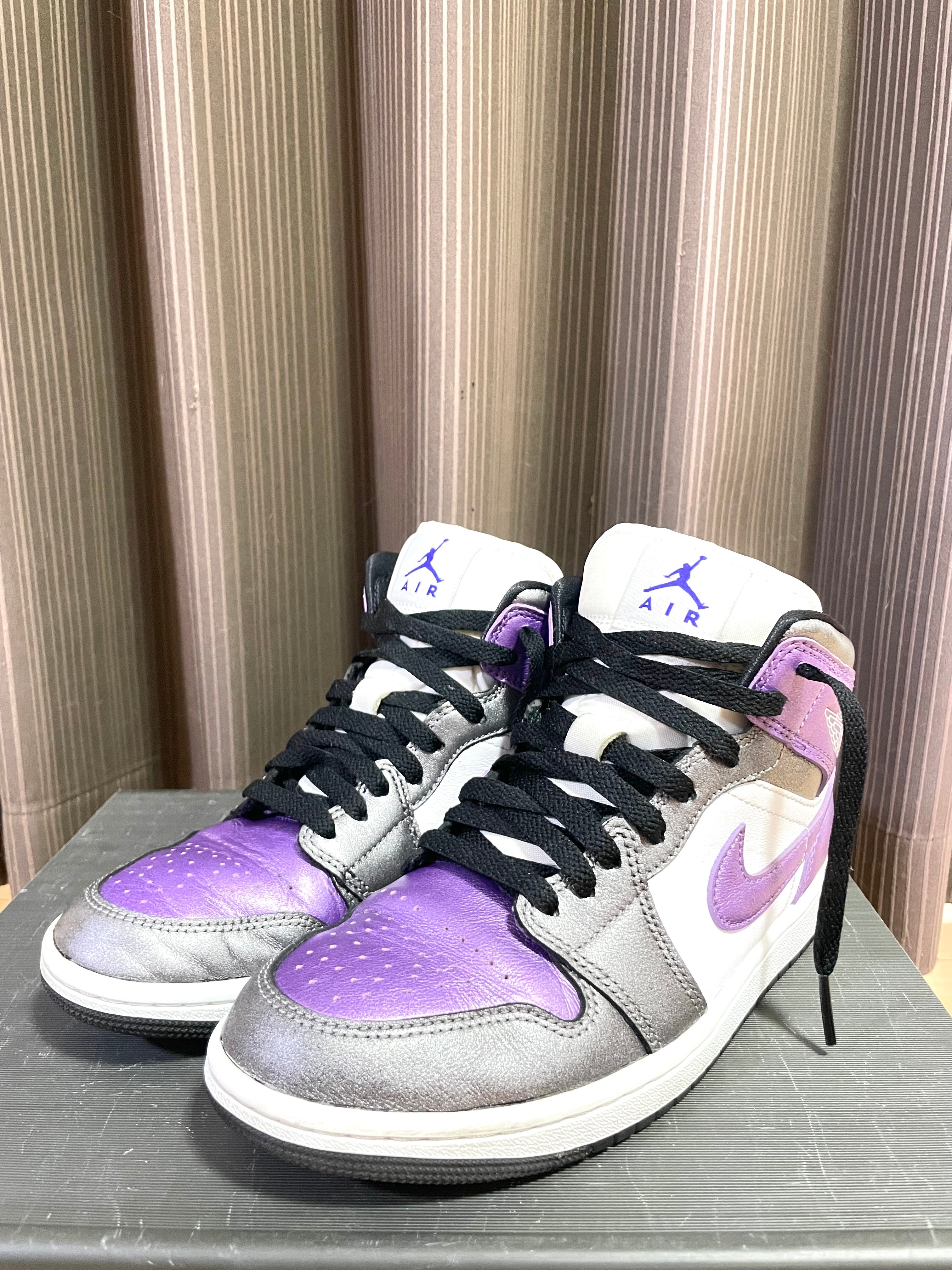 Nike Women's Air Jordan 1 Mid "Metallic Purple"