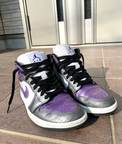 Nike Women's Air Jordan 1 Mid "Metallic Purple"