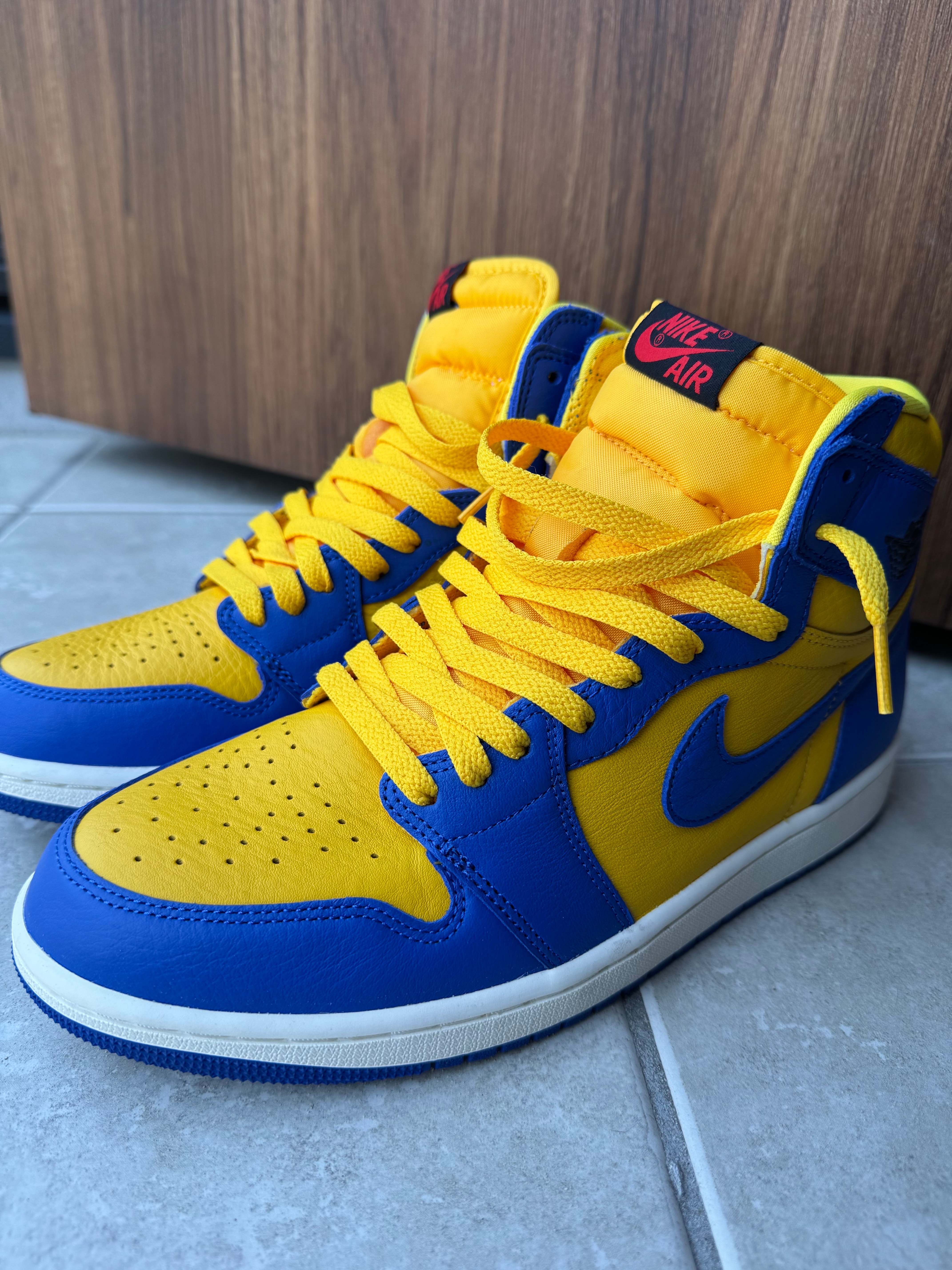 Nike Women's Air Jordan 1 High OG "Game Royal and Varsity Maize"