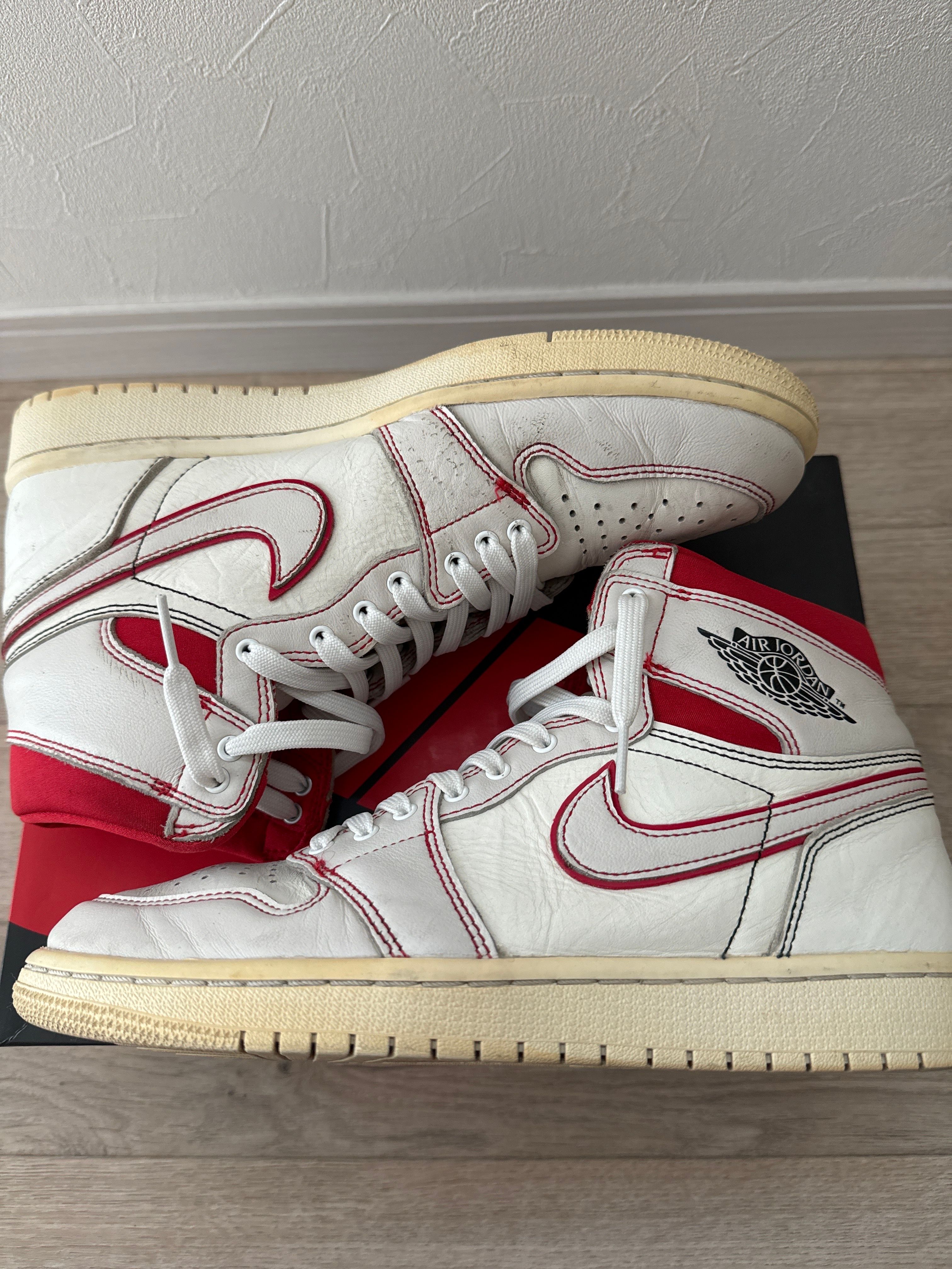 Nike Air Jordan 1 Retro High OG "Sail/University Red"     