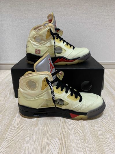 Off-White × Nike Air Jordan 5 "Sail"