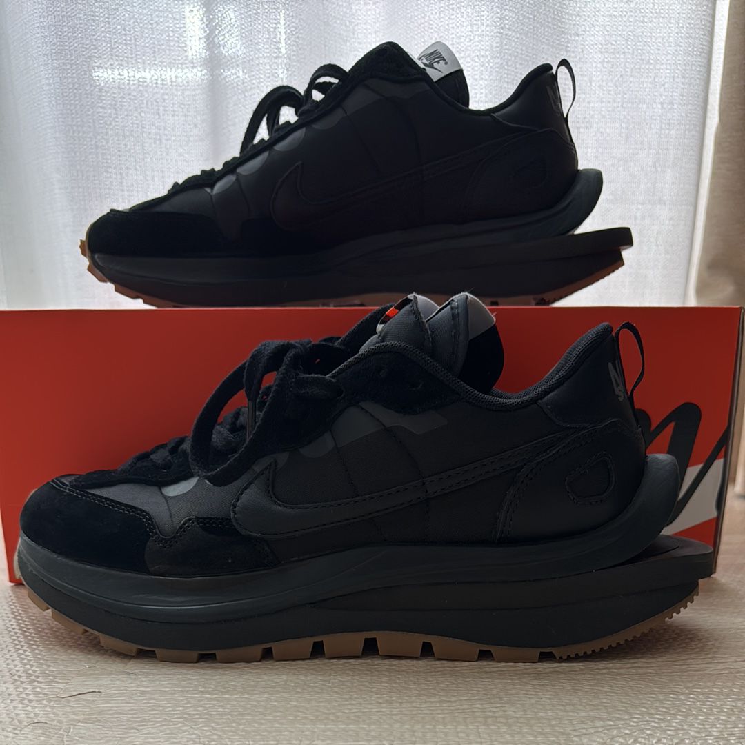 sacai × Nike VaporWaffle "Black Gum"
