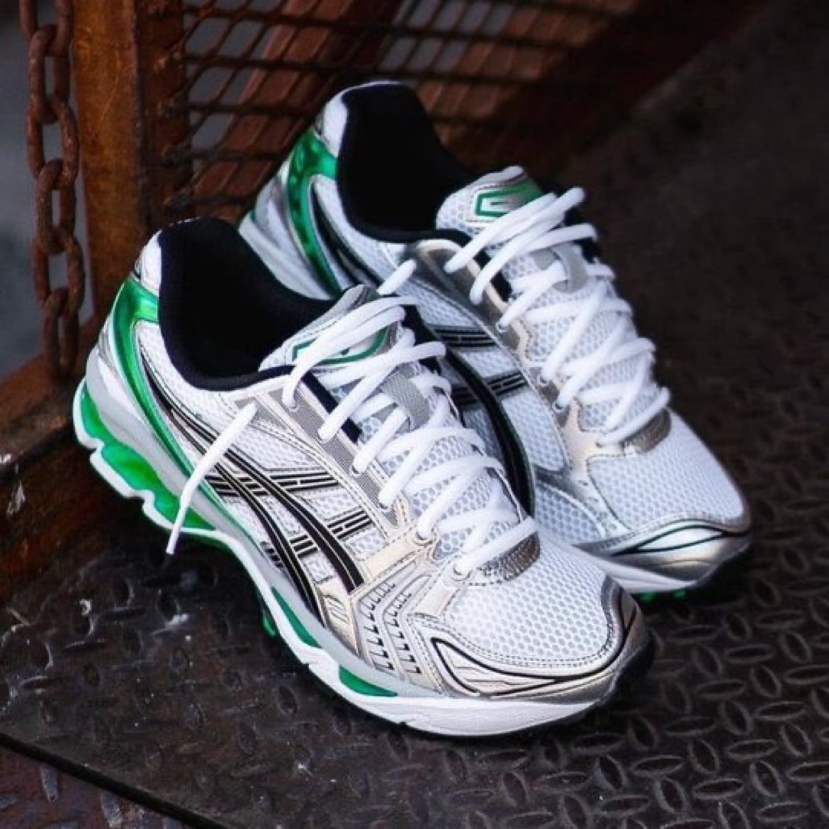 Asics Gel-Kayano 14 "White/Malachite Green"