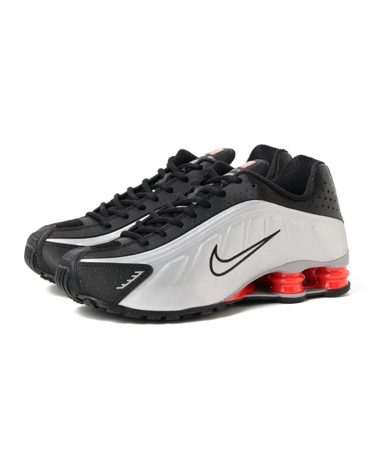 Nike Women's Shox R4 "Black/Light Crimson/Metallic Silver" (2025)
