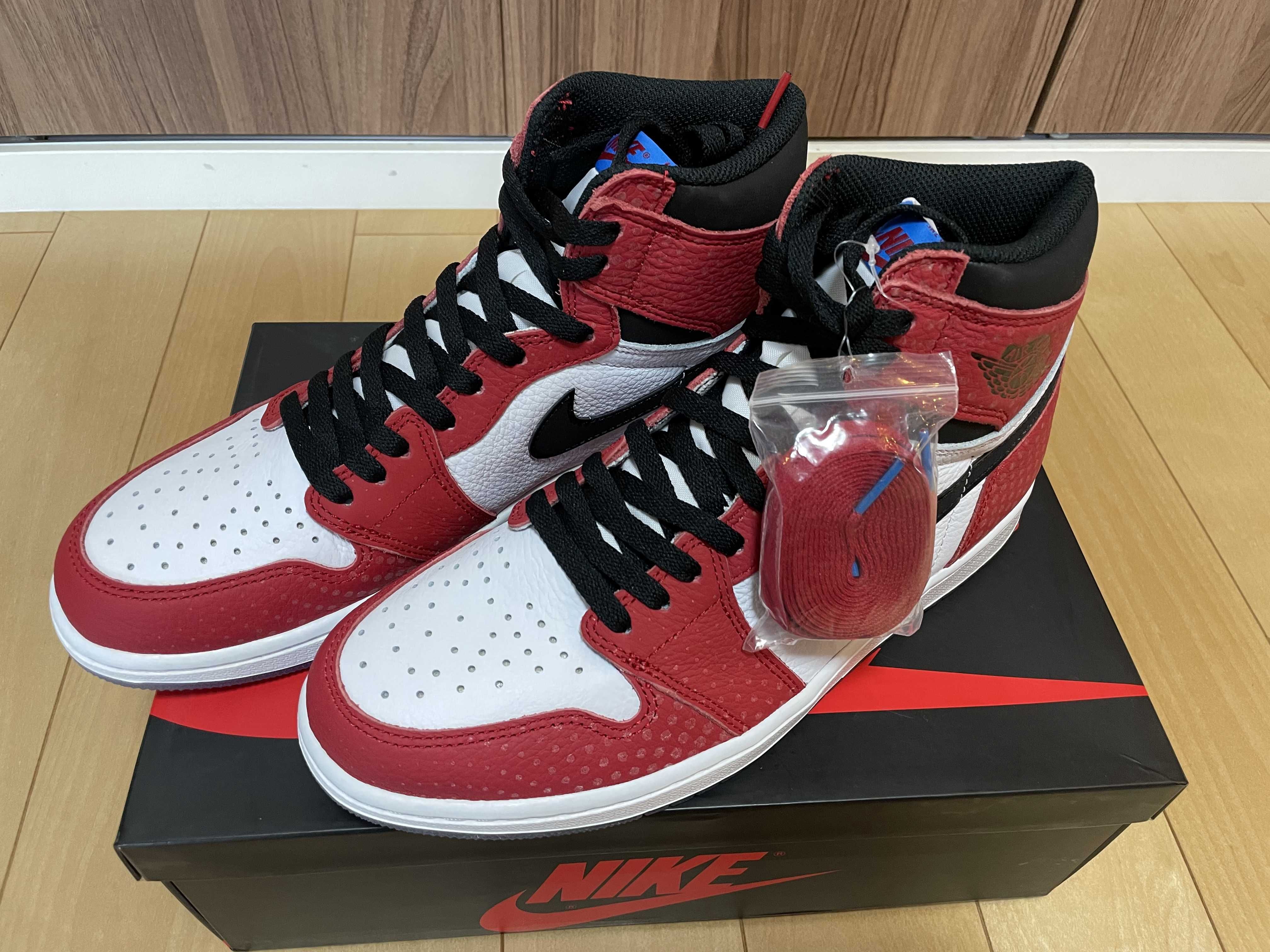 Spiderman × Nike Air Jordan 1 Origin Story "Gym Red/White/Photo Blue/Black"