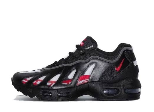 シュプリーム × ナイキ エアマックス96 "ブラック/スピードレッド/クリア"